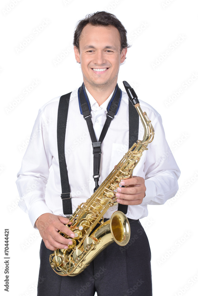 Fototapeta premium Saxophone player