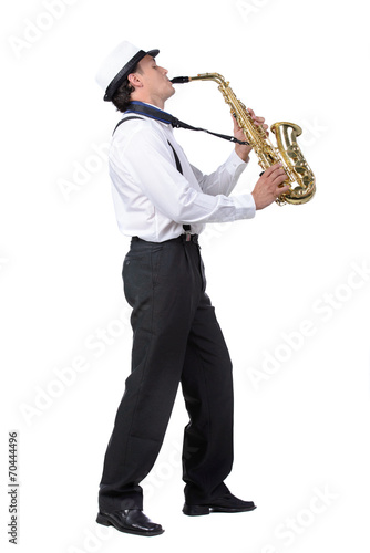 Wall Mural Saxophone player