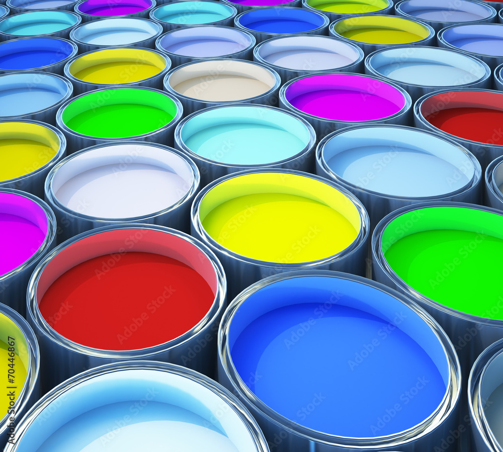 Colorful paint Colorful paint