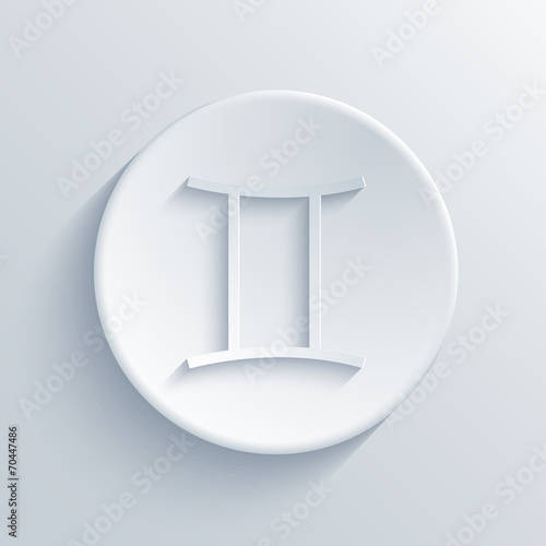 vector modern signs of the zodiac. Circle icon