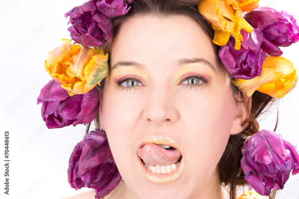 funny tulip woman funny tulip woman