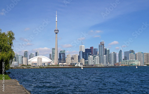 Canvas Print Toronto skyline viewed from Island Park