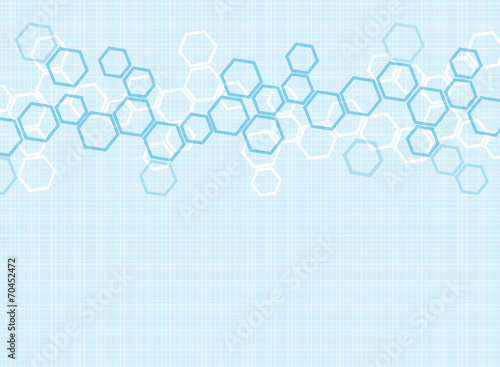 Abstract molecules medical background