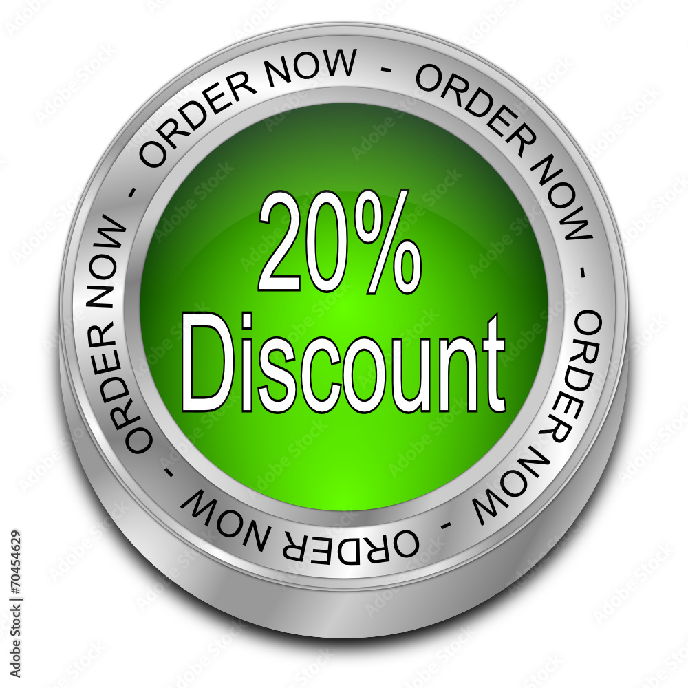 20% Discount - Order now Button 20% Discount - Order now Button