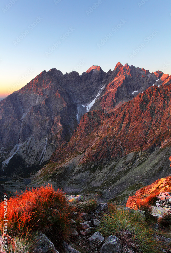 Fototapeta premium Słowacja górski krajobraz jesienią