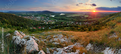 Photography Rural landscape country in Bratislava city