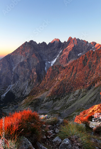 Slovakia mountain autumn landscape