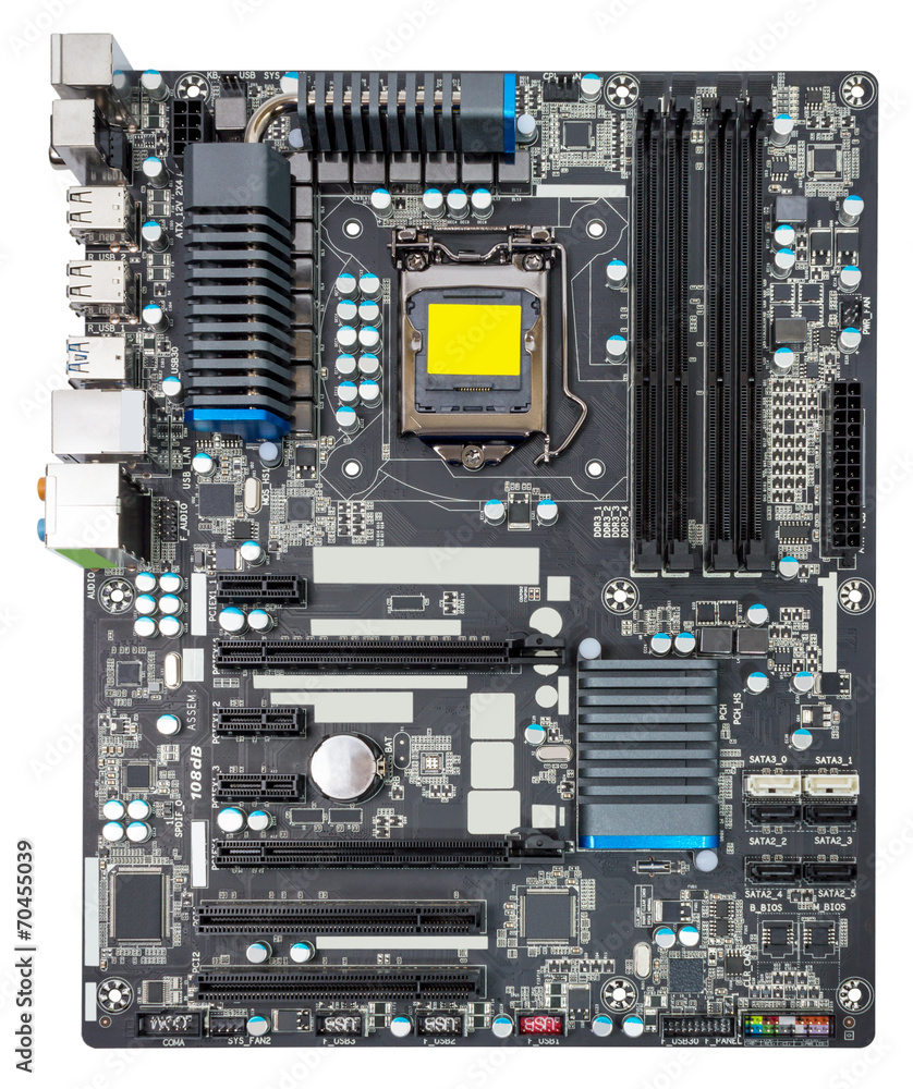 Electronic collection - Computer motherboard without CPU cooler