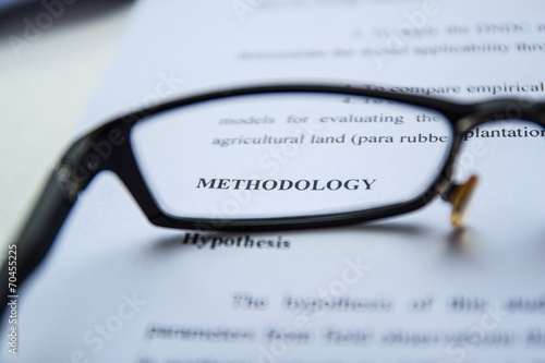 Tableau sur toile METHODOLOGY