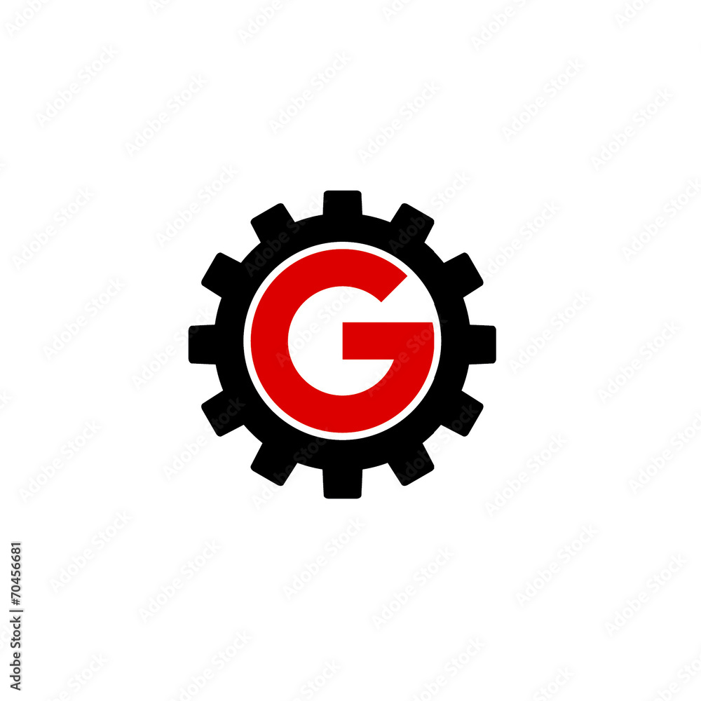 Alphabet G with a gear- corporate logo Alphabet G with a gear- corporate logo