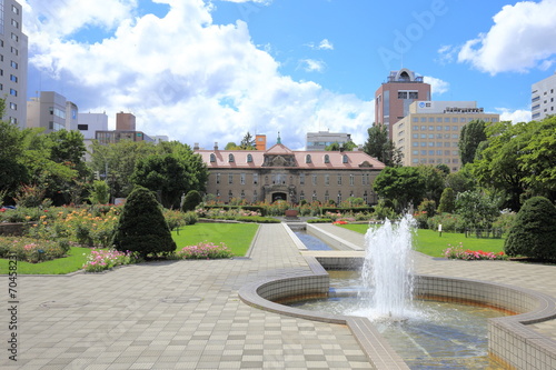 Sapporo Odori park in Japan