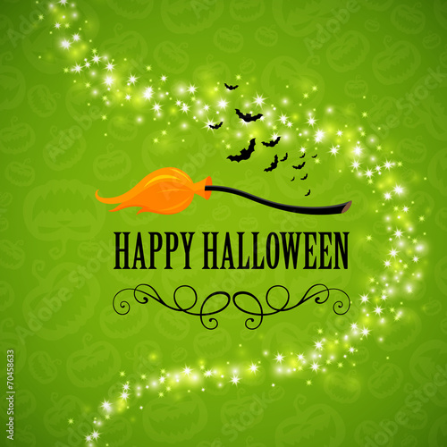 Vector Illustration of an Abstract Halloween Design