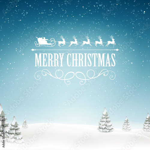 Vector Illustration of an Abstract Christmas Design