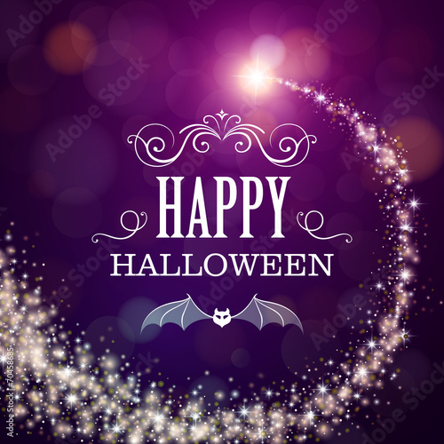 Vector Illustration of an Abstract Halloween Design