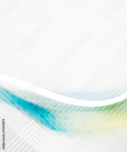 Blue business tech blur design