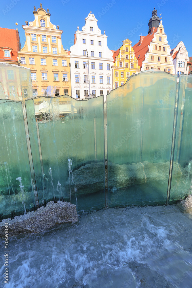 Obraz premium Wrocław | fountain