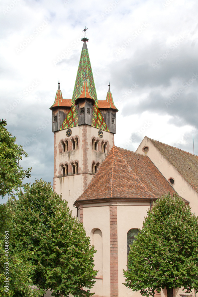 Eglise saint Georges, Chatenoix , Alsace, Bas Rhin
