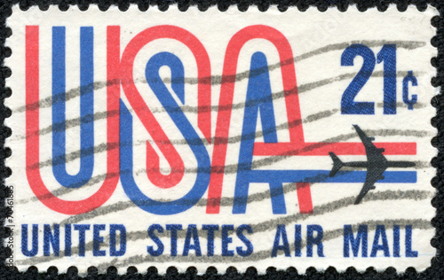 United States Air Mail, face value 20c photo