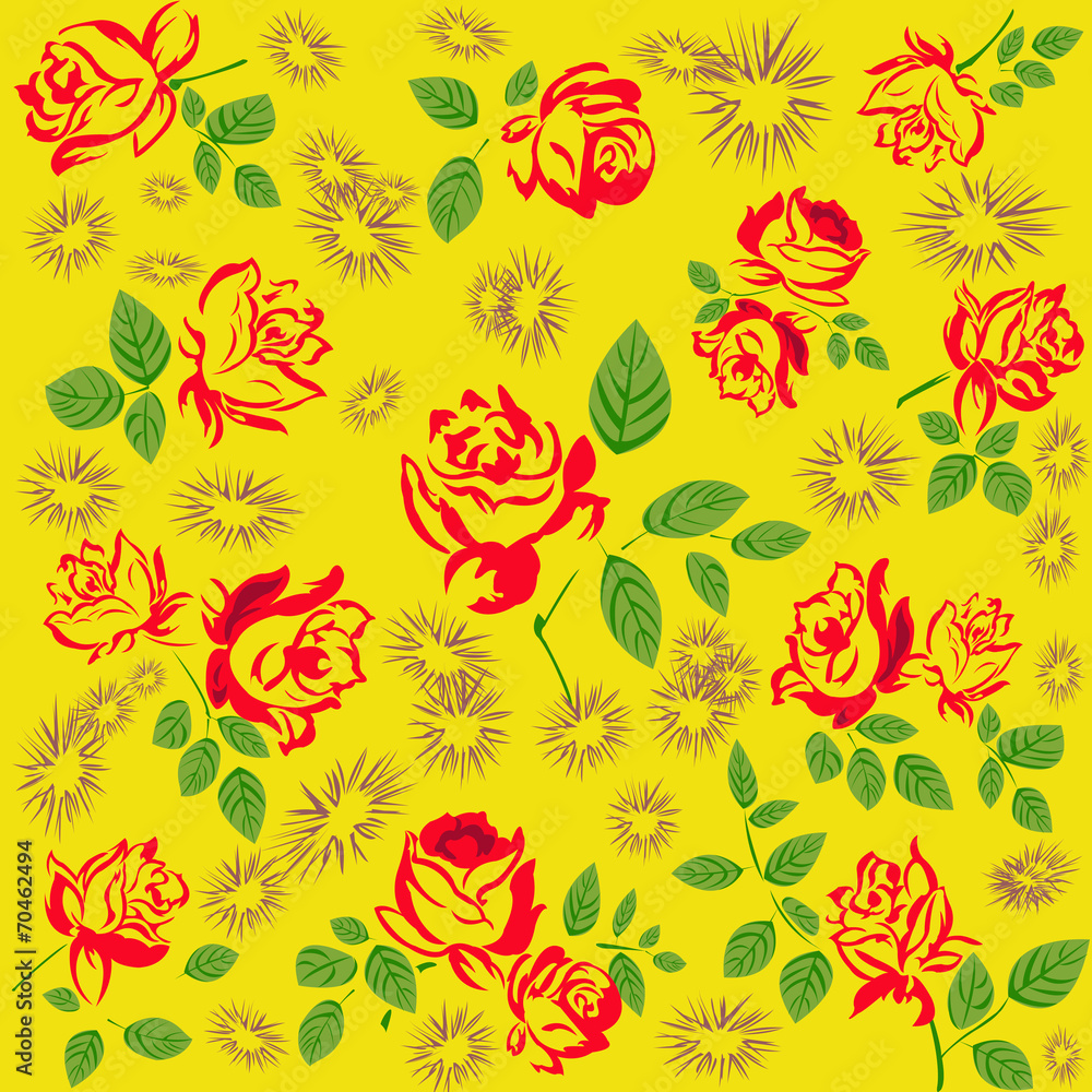 Flowers pattern.Vector Flowers pattern.Vector