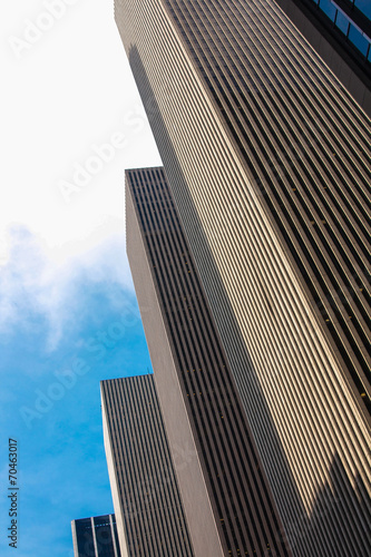 Skyscraper office buildings