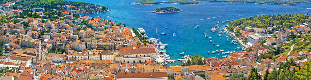 Croatian tourist destination of Hvar