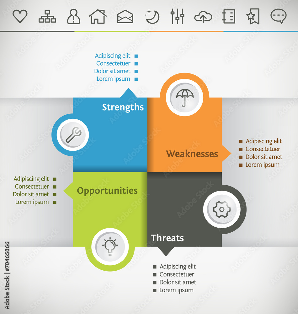 Fototapeta premium Infographic