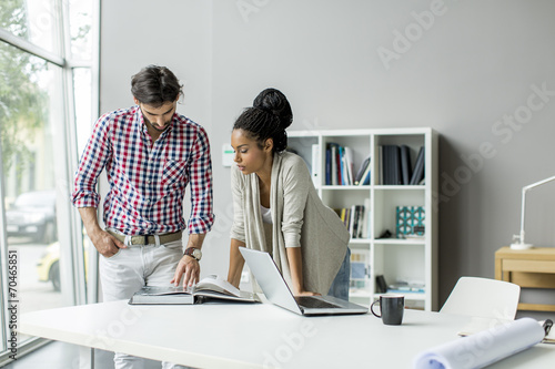 Young people in the office