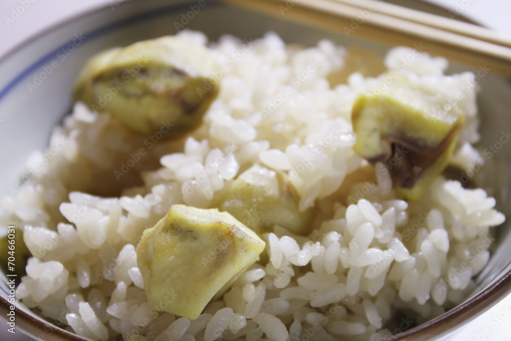 栗ごはん 栗ごはん