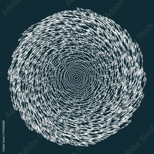 Abstract background with painted by hand lines