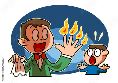 Proverb-light the fire at the nail