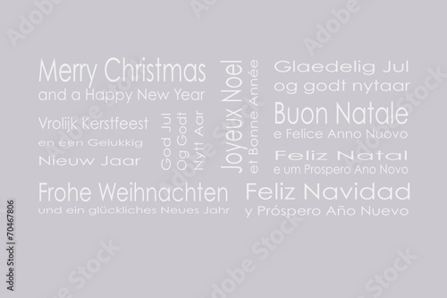 tag cloud Weihnachten/Neujahr mehrsprachig