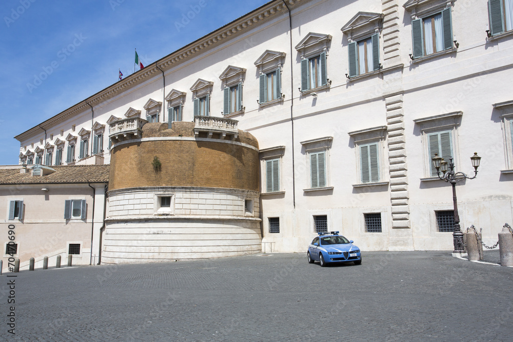 Rome, the Quirinal Palace, the official residence of the Preside