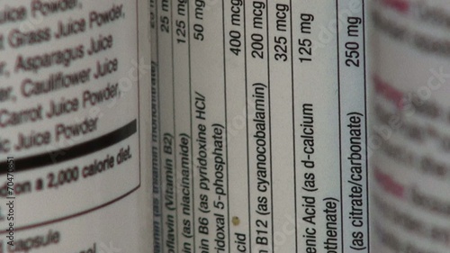 Ingredients, Nutritional Information