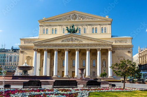 Bolshoi theatre in Moscow, Russia