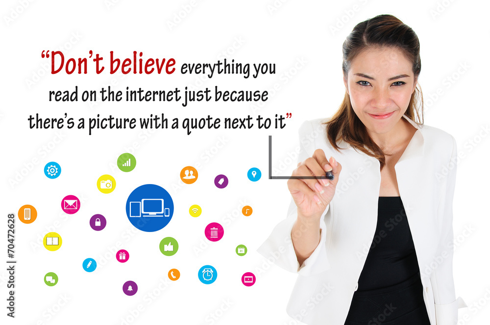 Logic of social media, online business concept Logic of social media, online business concept