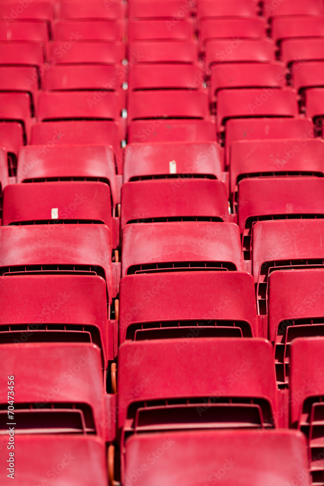 Naklejka premium Seats at stadium