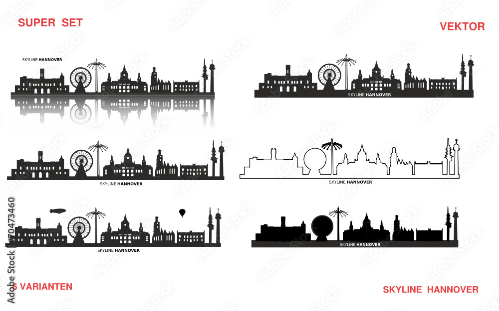 Fototapeta premium Skyline Hannover