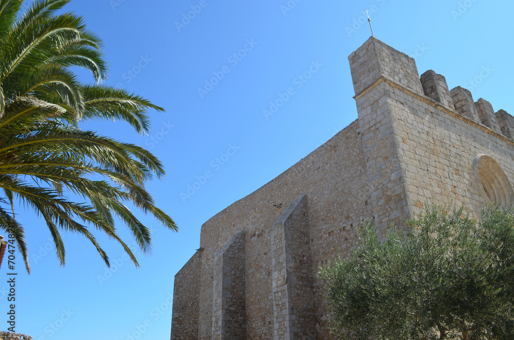 Medieval church in Sant Marti, Costa Brava