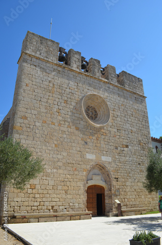 Medieval church in Sant Marti, Costa Brava photo