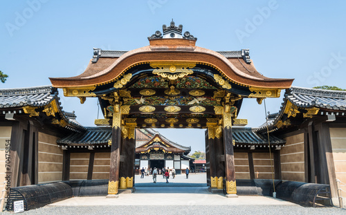 Obraz na płótnie 京都 二条城 唐門 Nijō Castle Kyoto w salonie