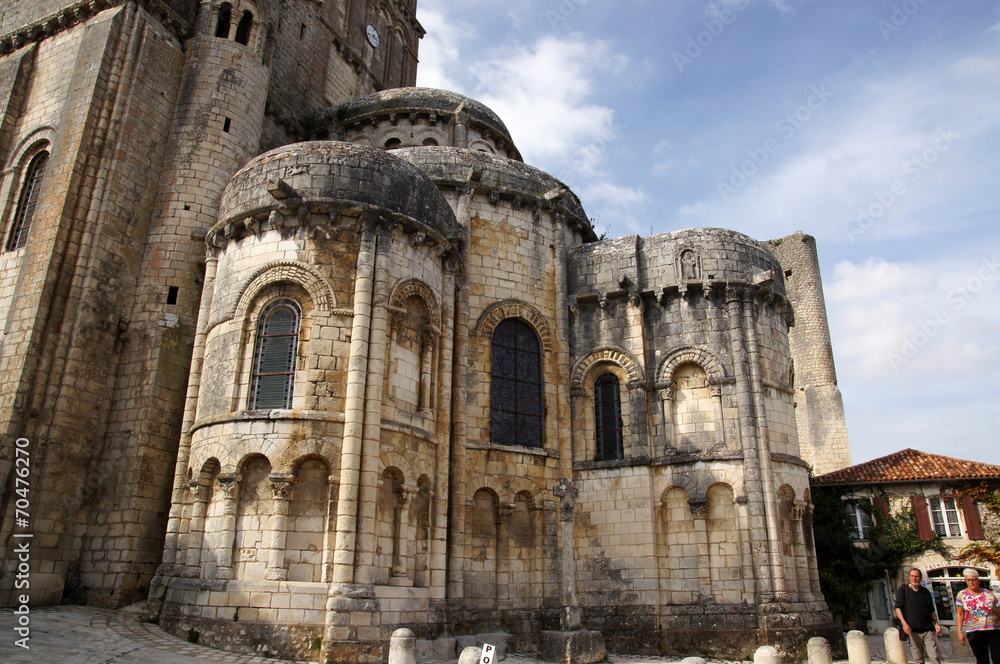 Fototapeta premium Collégiale Saint-Pierre de Chauvigny