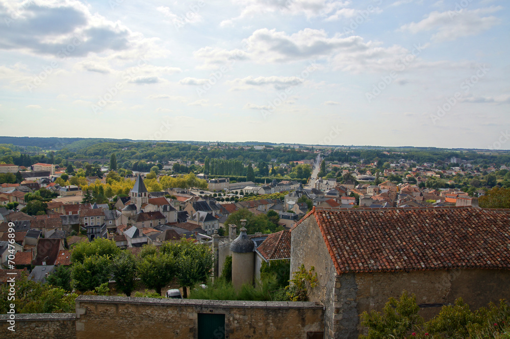 Chauvigny depuis la cité médiévale
