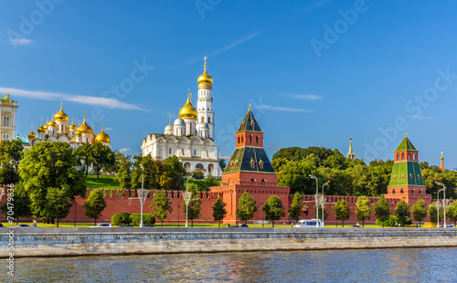 View of Moscow Kremlin over the river