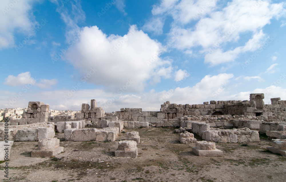 Roman Ruins of the Citadel - Amman, Jordan