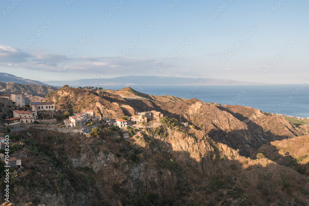 Naklejka premium Coastal landscape