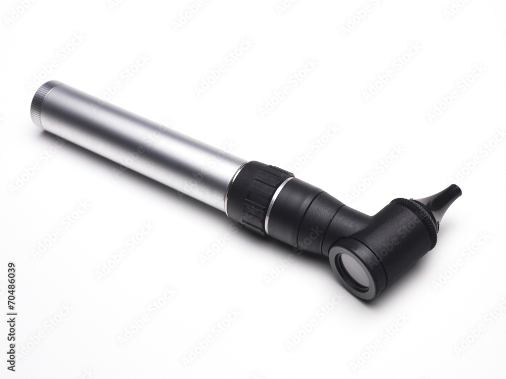 Otoscope on white Otoscope on white