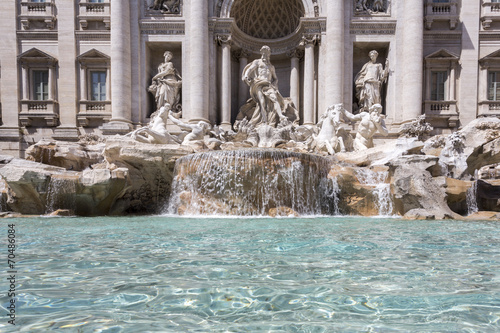 Rome, Italy - famous Trevi Fountain (Italian: Fontana di Trevi)