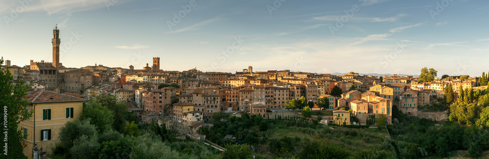 Panorama of city Siena, Tuscany, Italy