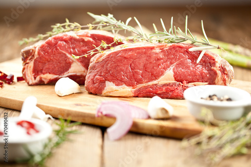rohes steak fleisch