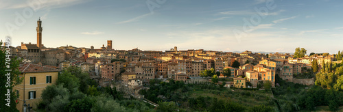 Panorama of city Siena, Tuscany, Italy